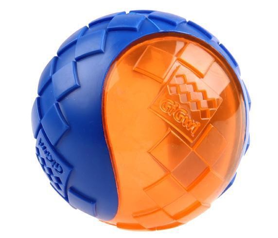 ГИГВИ GIGWI Игрушка для собак G-BALL 2 Мяча с пищалкой 6 см (арт.75328)