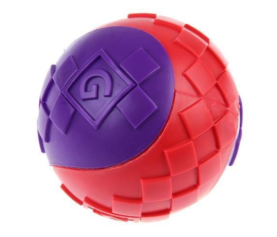 ГИГВИ GIGWI Игрушка для собак G-BALL 2 Мяча с пищалкой 8 см (арт.75336)