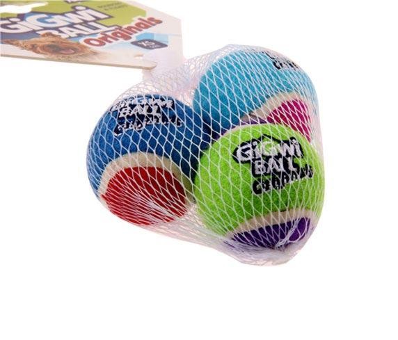 ГИГВИ GIGWI Игрушка для собак G-BALL Originals 3 Мяча с пищалкой 4,8 см (арт.75339)