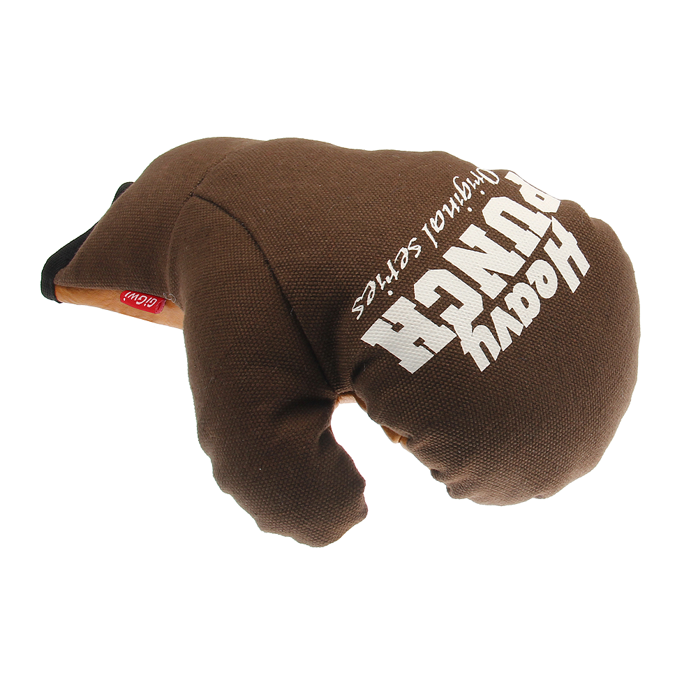 ГИГВИ GIGWI Игрушка для собак HEAVY PUNCH Боксерская перчатка с пищалкой 23 см (арт. 75435)