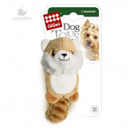 ГИГВИ GIGWI Игрушка для собак DOG TOYS Лисичка с пищалкой, 10 см (арт.75014)