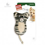 ГИГВИ GIGWI Игрушка для собак DOG TOYS  Кот с пищалкой, 10 см (арт.75024)