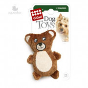 ГИГВИ GIGWI Игрушка для собак DOG TOYS Мишка с пищалкой, 10 см (арт.75023)