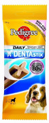 ПЕДИГРИ Dentastix Лакомство для собак для чистки зубов Семь пластинок 180 гр