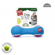 ГИГВИ GIGWI Игрушка для собак DOG TOYS Гантеля с пищалкой средняя, 18 см (арт.75005)