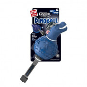 ГИГВИ GIGWI Игрушка для собак PUSH TO MUTE Dinoball Динозавр с отключаемой пищалкой Синий (арт.75417)