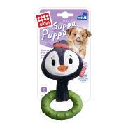 ГИГВИ GIGWI Игрушка для собак SUPPA PUPPA Пингвин с пищалкой 15 см (арт.75517)
