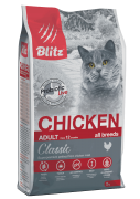 БЛИТЦ BLITZ Classic Adult Cats сухой корм для взрослых кошек Курица
