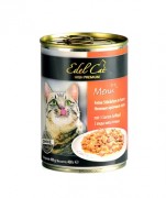 ЭДЕЛЬ КЭТ консервы для кошек Кусочки в соусе 3мя видами мяса птицы/ 400 гр