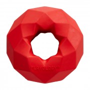 ПЛЭЙЛОДЖИ (PLAYOLOGY) Playology Хрустящее жевательное кольцо-многогранник CHANNEL CHEW RING с ароматом говядины, красный