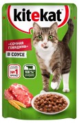 КИТЕКАТ пауч для кошек Говядина соус 85 гр