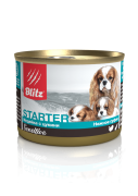 БЛИТЦ BLITZ Sensitive Starter консервы-стартер для щенков, беременных и кормящих сук Индейка с цукини