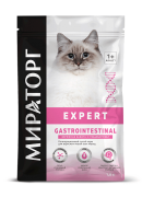 МИРАТОРГ EXPERT Gastrointestinal сухой корм для взрослых кошек Забота о пищеварении