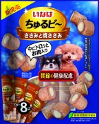 ИНАБА INABA CIAO Churu Bee Лакомство для собак Запеченные трубочки с пюре для здоровья суставов с Куриным филе