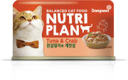 НУТРИ ПЛАН NUTRI PLAN консервы для кошек Тунец с крабом в собственном соку/ 160 гр