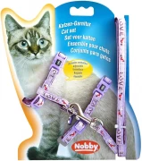 НОББИ (NOBBY) Шлейка для кошек Love, лиловая