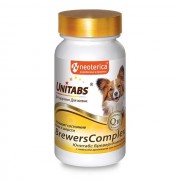 ЮНИТАБС Unitabs Brevers Complex витаминно-минеральный комплекс с пивными дрожжами для собак мелких пород 100 таб.
