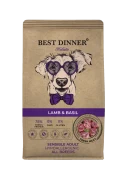 БЕСТ ДИННЕР BEST DINNER Holistic Adult Sensible Hypoallergenic All Breeds Lamb&Basil сухой корм для собак всех пород склонных к аллергии и проблемам с пищеварением с ягненком и базиликом/ 3 кг