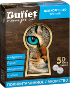 БАФФЕТ (BAFFET) ВитаЛапки Поливитаминное лакомство для кошек с таурином Хорошее зрение