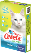 Омега Neo+ Витаминизированное лакомство для кошек Блестящая шерсть