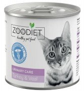 ЗООДИЕТ (ZOODIET) Urinary Care Turkey & Veal консервы для кошек для поддержания здоровья мочевыводящих путей Индейка и телятина/ 240 гр