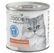 ЗООДИЕТ (ZOODIET) Weight Management Rabbit & Turkey консервы для кошек склонных к ожирению Кролик и индейка/ 240 гр