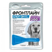 ФРОНТЛАЙН СПОТ-ОН капли для собак (20-40 кг) от блох и клещей L