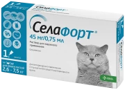 СЕЛАФОРТ Антипаразитарный препарат для кошек 2,6 - 7,5 кг