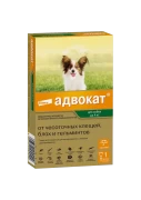 АДВОКАТ Антипаразитарный препарат для собак до 4х кг/ 1 пипетка