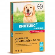 КИЛТИКС Ошейник для собак крупных пород от блох и клещей/ 66 см