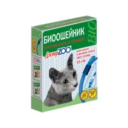 ДОКТОР ЗОО БИОошейник для кошек от блох и клещей Синий/ 35 см