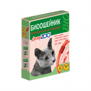 ДОКТОР ЗОО БИОошейник для кошек от блох и клещей Красный/ 35 см