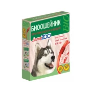 ДОКТОР ЗОО БИОошейник для собак от блох и клещей Красный/ 65 см