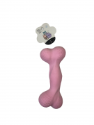 СВ SILICAT Игрушка для собак Кость резиновая, светлая 15 см
