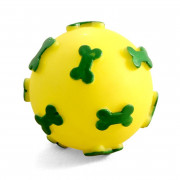 ТРИОЛ Игрушка для собак из винила Мяч с косточками d60мм (арт. 12101096)