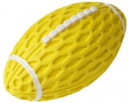 ХОУМ ПЭТ Silver Series Игрушка для собак Мяч регби с пищалкой Желтый
