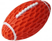 ХОУМ ПЭТ Silver Series Игрушка для собак Мяч регби с пищалкой Красный