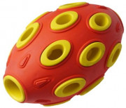 ХОУМ ПЭТ Silver Series Игрушка для собак Мяч регби Красно-желтый