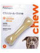 ПЕТСТЕЙДЖ PETSTAGES Игрушка для собак Chick-A-Bone косточка с ароматом курицы 11 см малая