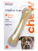 ПЕТСТЕЙДЖ PETSTAGES Игрушка для собак Chick-A-Bone косточка с ароматом курицы 14 см средняя