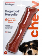 ПЕТСТЕЙДЖ PETSTAGES Игрушка для собак Mesquite Dogwood с ароматом барбекю 18 см средняя