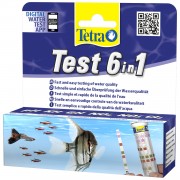 ТЕТРА Tetra TetraTest 6 в 1 GH/KH/NO2/NO3/pH/Cl полоски для пресной воды 25 шт