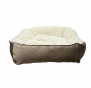 СВ Лежак-диван с бортами MERLE PETS, 60*55*25 см, велюр/мех