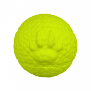 МИСТЕР КРАНЧ (Mr.Kranch) Игрушка для собак Мяч с лапкой 8 см, неоновый желтый