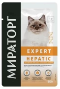 МИРАТОРГ EXPERT Hepatic пауч для взрослых кошек Бережная забота о здоровье печени/ 80 гр