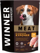 МИРАТОРГ MEAT сухой корм для взрослых собак мелких пород с Ароматной курочкой 500 гр