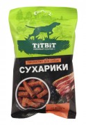 ТИТБИТ Лакомство для собак Сухарики со вкусом Бекона 55 гр