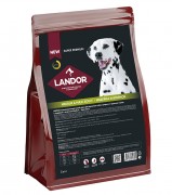 ЛАНДОР (LANDOR) сухой корм для взрослых собак средних и крупных пород с Индейкой и ягненком 3 кг