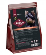 ЛАНДОР (LANDOR) сухой корм для щенков мелких пород с Индейкой и лососем