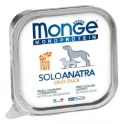 МОНЖ MONOPROTEIN DOG консервы SOLO ANATRA для взрослых собак Паштет из утки 150 гр